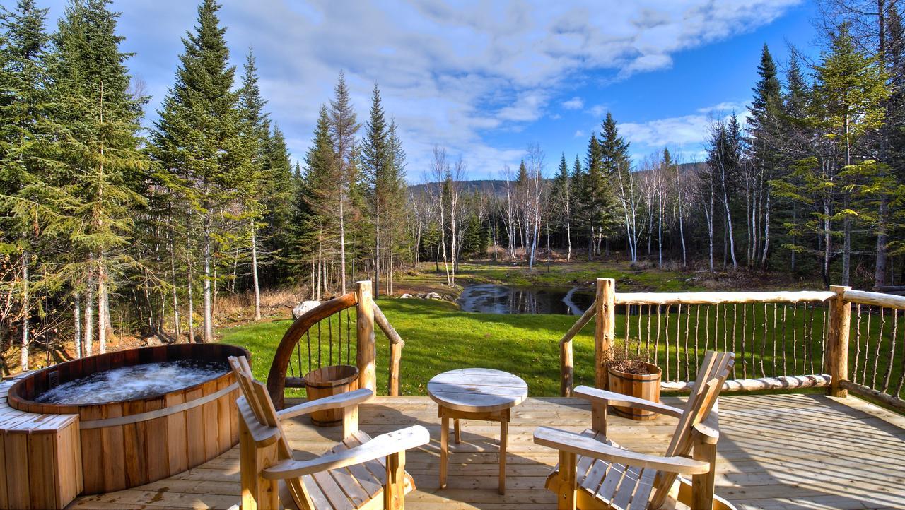 Le St Bernard - Les Chalets Spa Canada Ла-Мальбе Екстер'єр фото